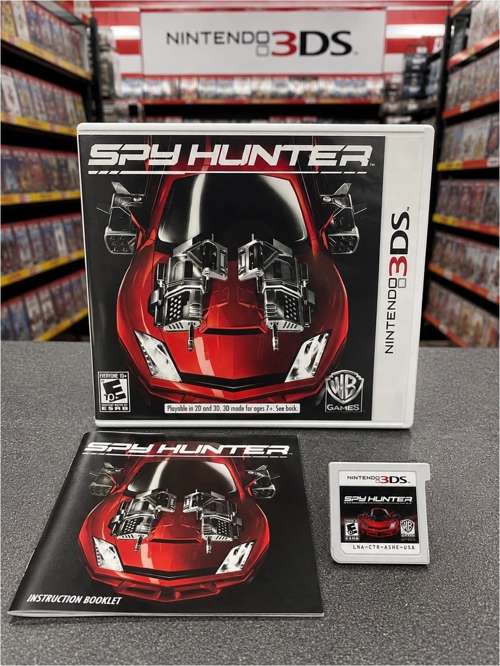 Spy Hunter Nintendo 3DS Complete CIB Tested Working Like New